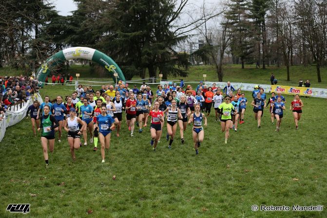 Cross per tutti partenza del gruppo femminile