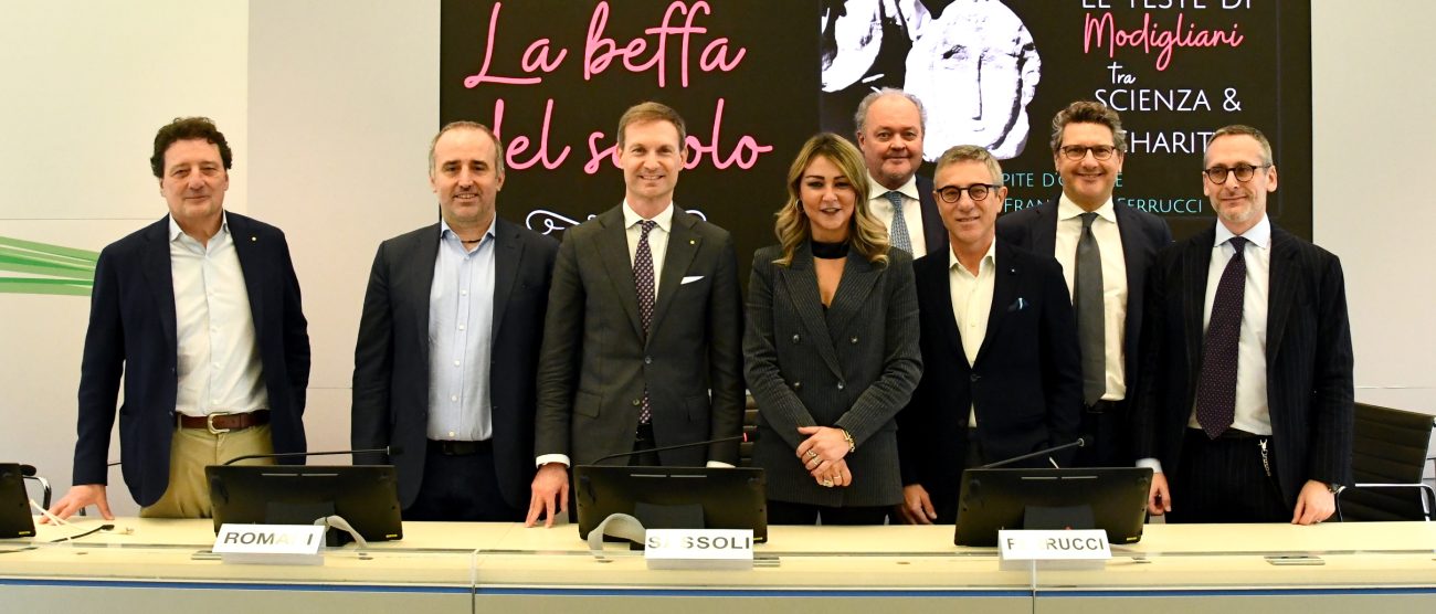La presentazione della serata allo Sporting di Monza sui falsi Modigliani