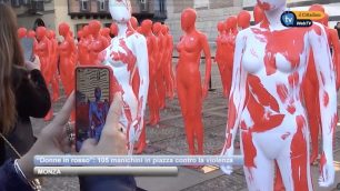Le "Donne in rosso" a Monza