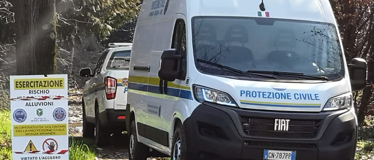 Esercitazione protezione civile Brianza Mariano Comense