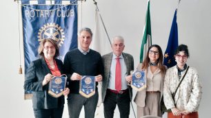 I rappresentanti dei Rotary e di Asst Brianza