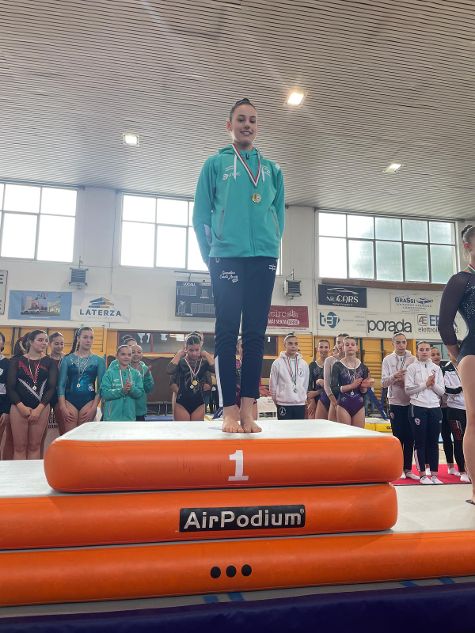 Ginnastica Casati Arcore De Luca Alice 1° classificata LC Base cat.Junior 2025