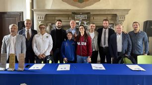 Ginnastica artistica A Carate Brianza presentazione gare Campionati 2025 - Foto FGI
