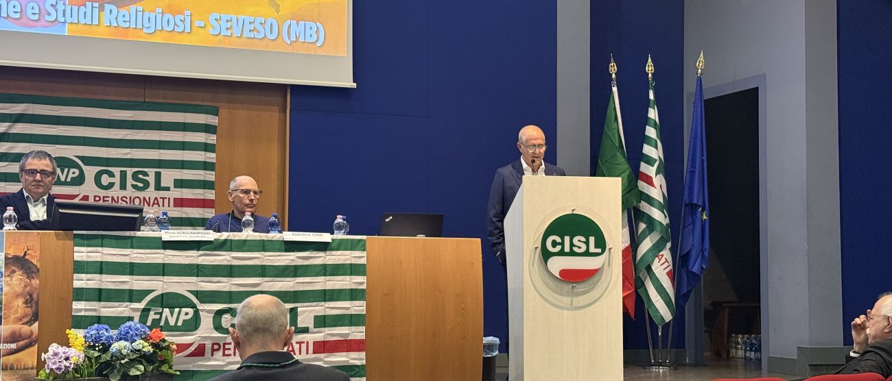 Congresso Fnp Cisl MB l'intervento del segretario Civillini