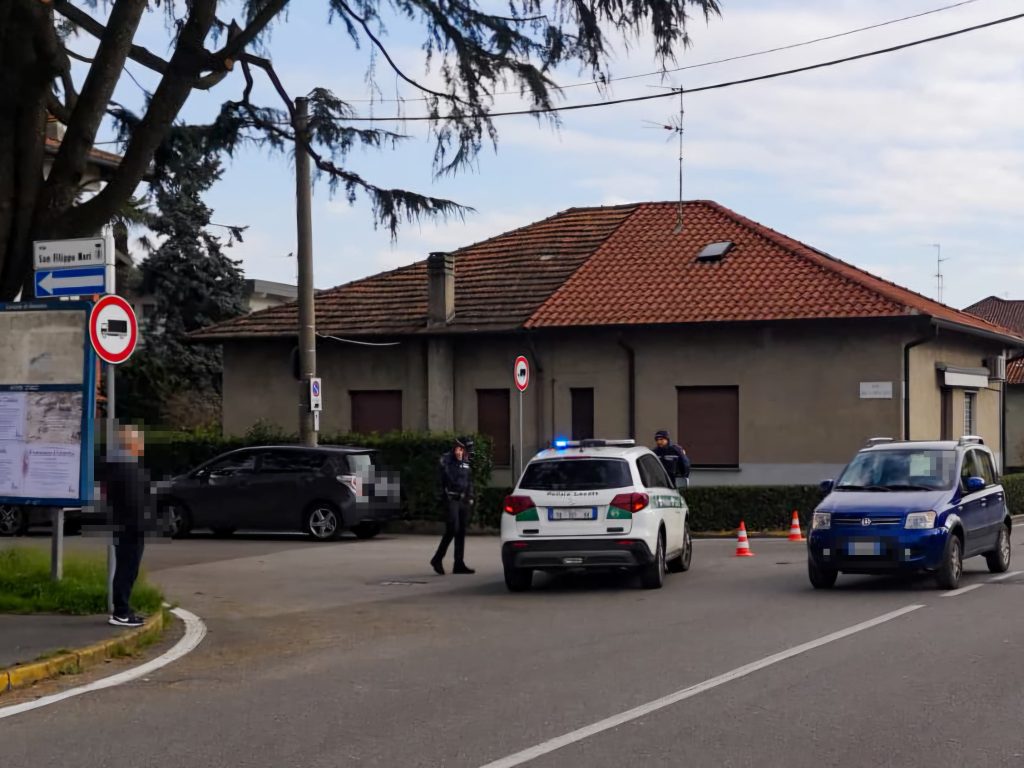 Incidente Birone Giussano polizia locale