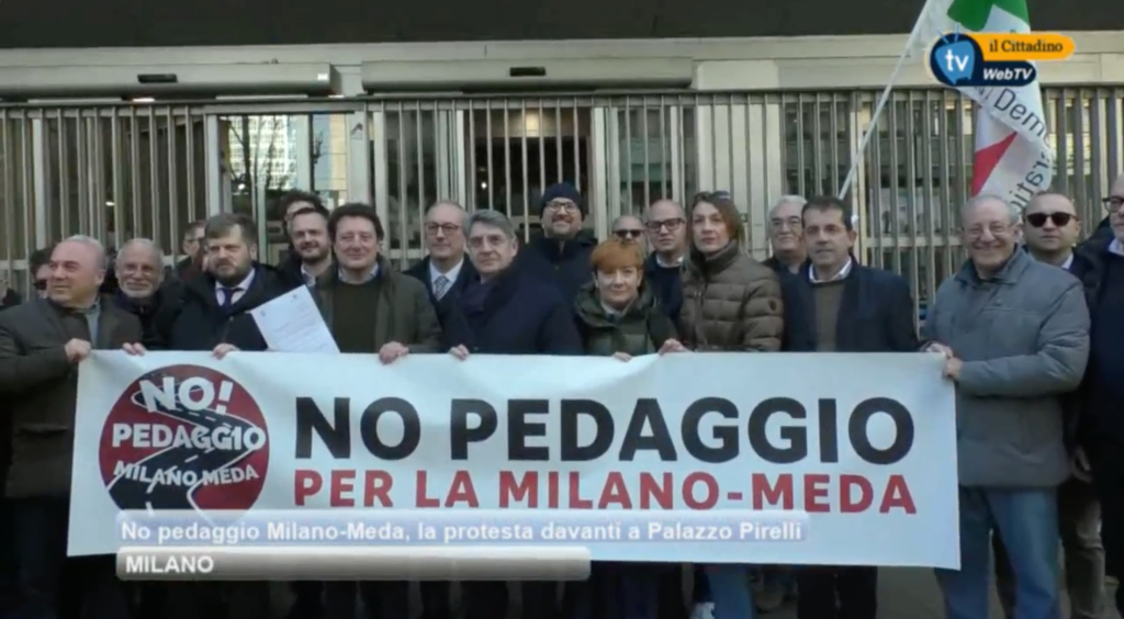 Milano Meda no pedaggio gruppo