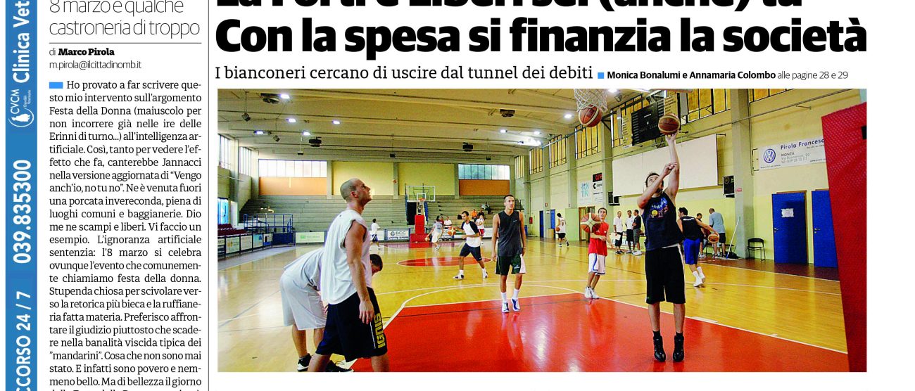il cittadino PRIMA Monza 6 marzo