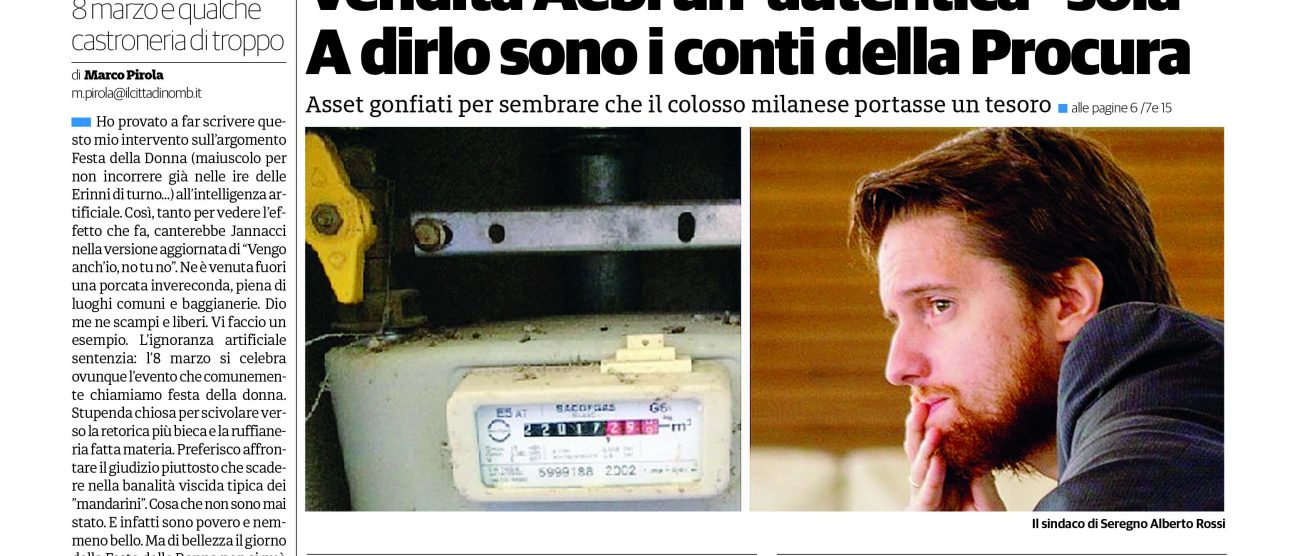 Il Cittadino PRIMA Brianza Nord 8 marzo 2025