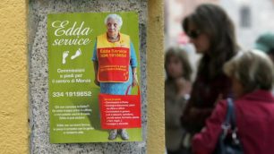 Monza Edda Caruso i volantini del "service" inventato nei primi anni 2000