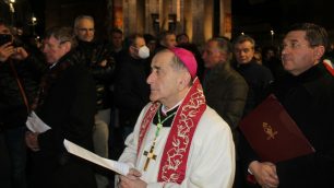 Monsignor Mario Delpini Via Crucis a Seregno - foto di repertorio