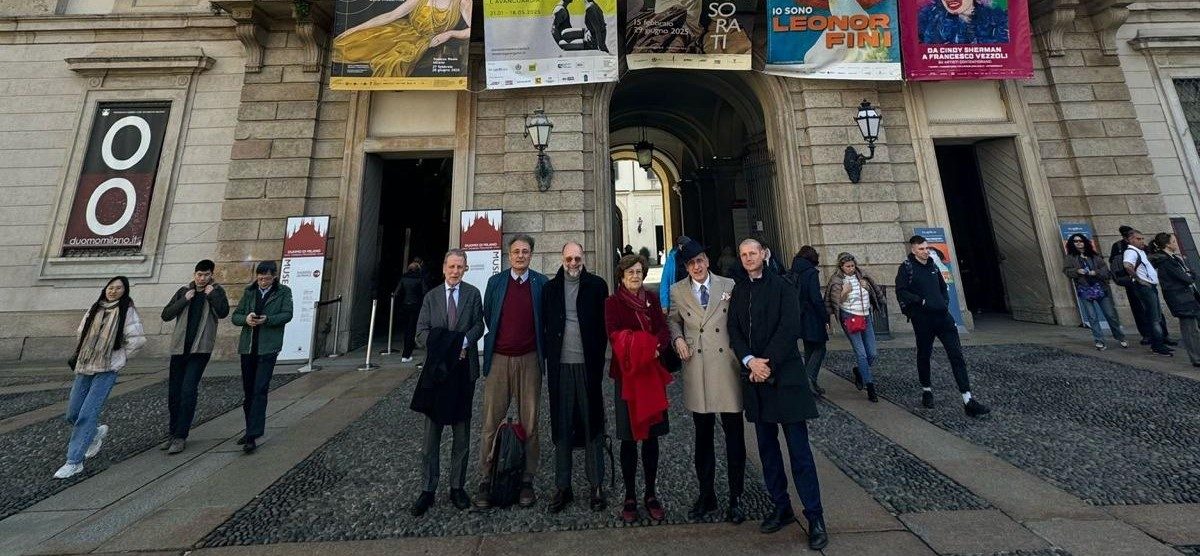I partecipanti all'incontro fra Reggia di Monza e Palazzo reale di Milano