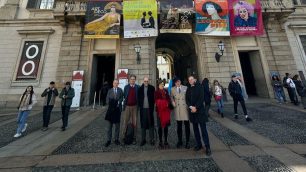 I partecipanti all'incontro fra Reggia di Monza e Palazzo reale di Milano