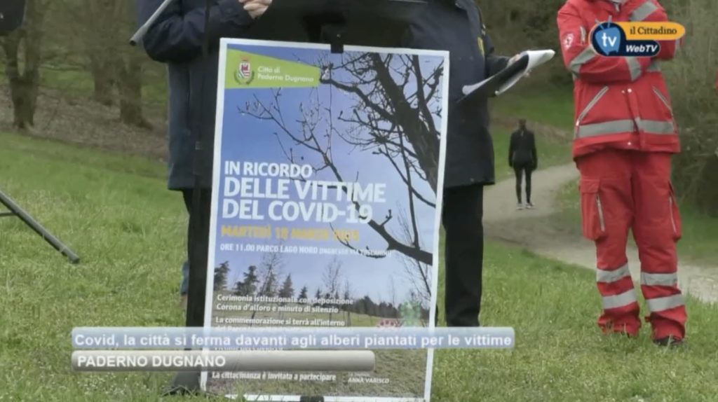Commemorazione del Covid a Paderno Dugnano