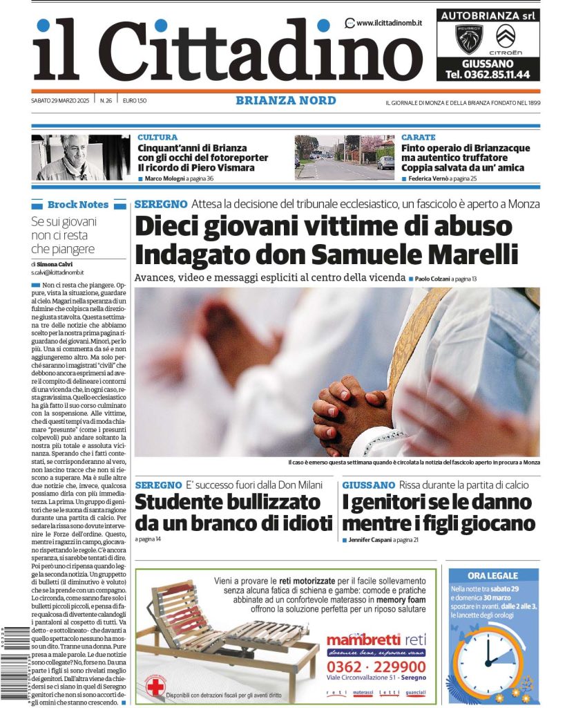 Il Cittadino prima_BN_29 marzo