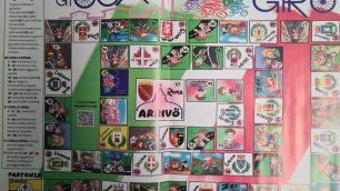 Giro d'Italia a Cesano Maderno il Gioco dell'Oca ideato da Silvano Tremolada
