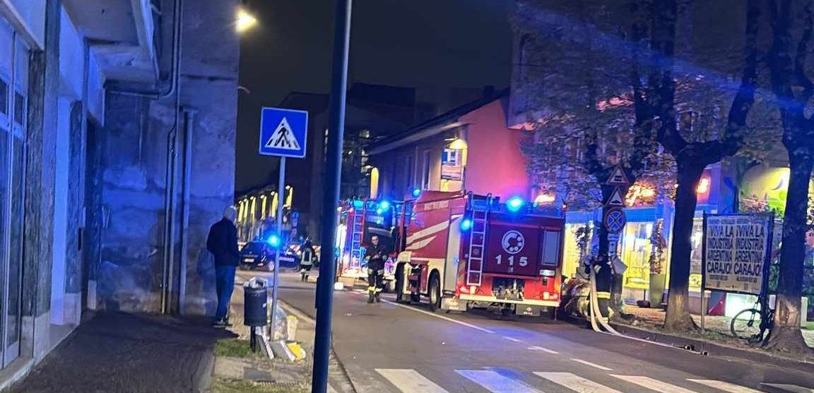 Varedo soccorsi incendio