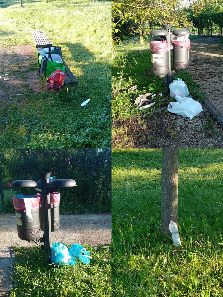 Monza degado rifiuti Pasquetta Boscherona