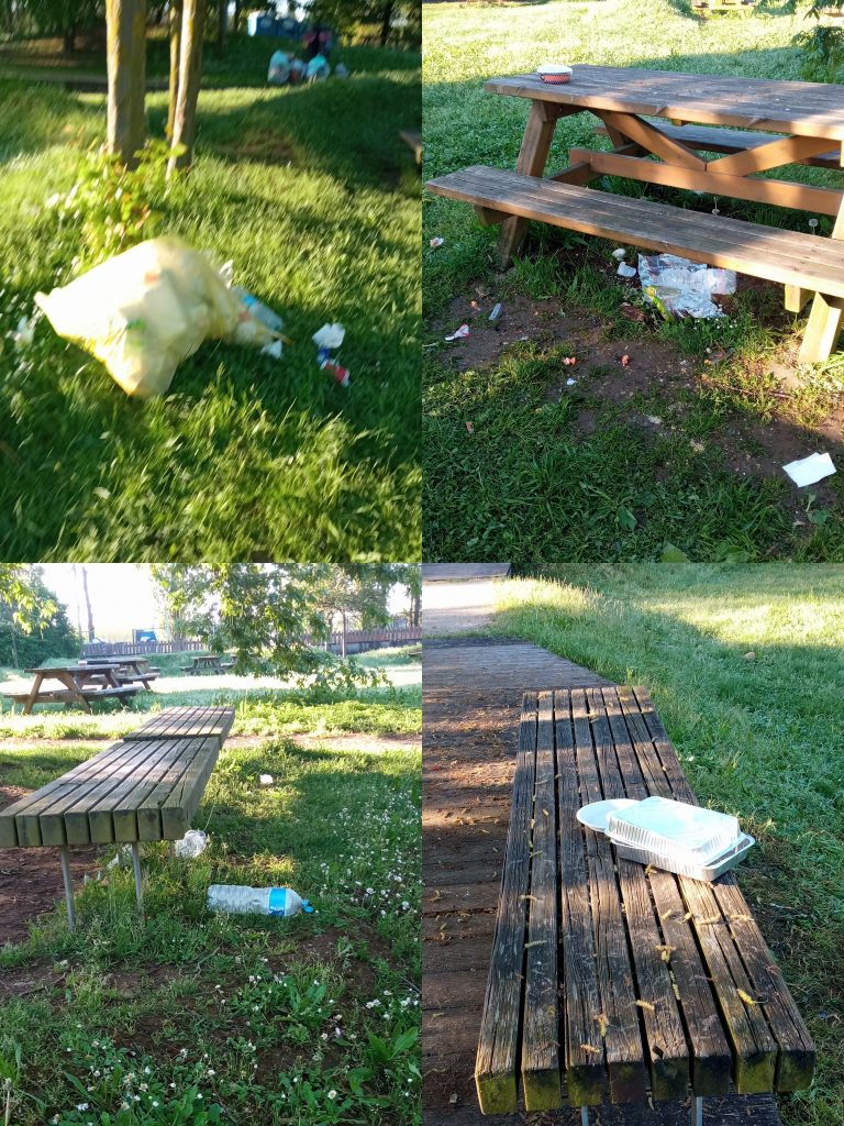 Monza degado rifiuti Pasquetta Boscherona