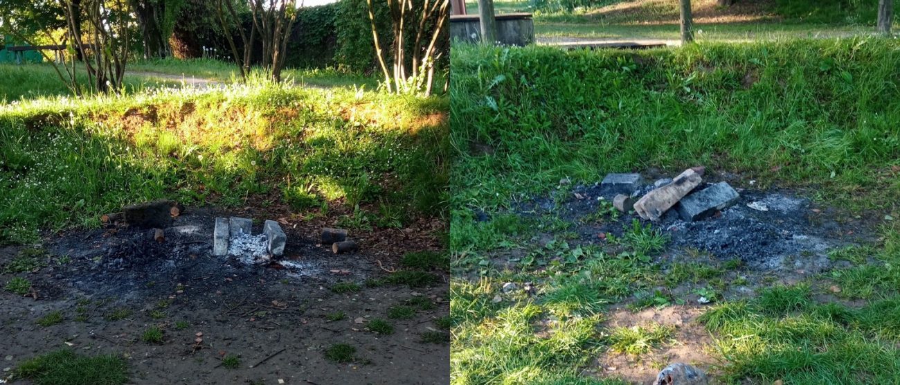 Monza degado rifiuti Pasquetta Boscherona