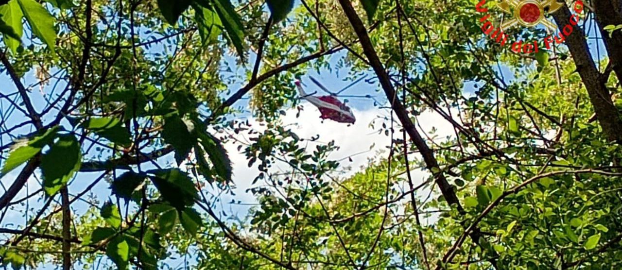 L'elicottero Drago in volo