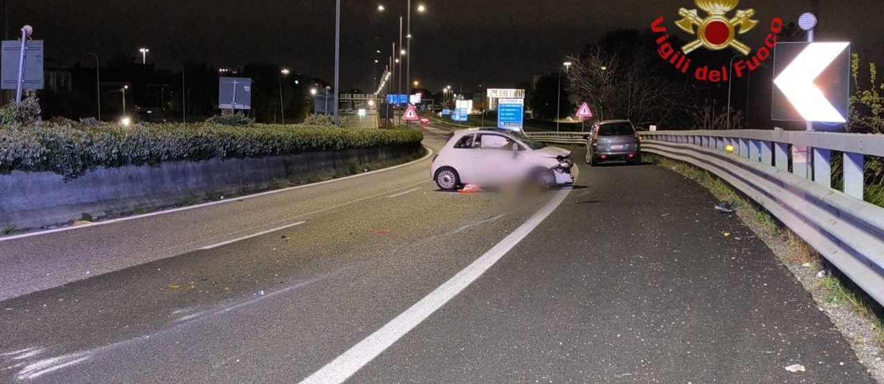 L'auto coinvolta nell'incidente mortale in Valassina