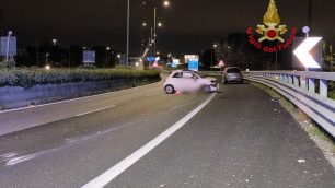 L'auto coinvolta nell'incidente mortale in Valassina