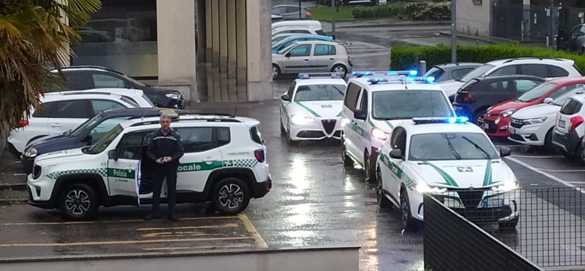 Le pattuglie della Polizia locale di Meda impegnate nei controlli