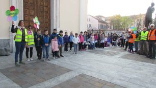 Albiate scuola Ungaretti Pedibus riattivazione iniziativa
