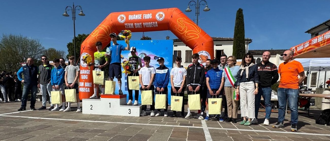 Ciclismo Bosio Giovanni podio Piubega 2025