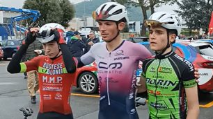 Ciclismo da sinistra Primavesi Gugnino Bosio