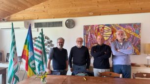 Adiconsum: da sinistra Gambarelli, Colombo, Galliani, Taino