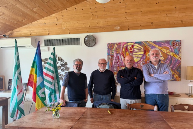 Adiconsum: da sinistra Gambarelli, Colombo, Galliani, Taino