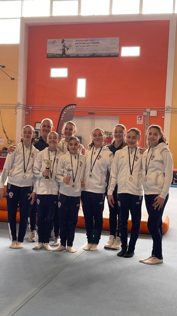 Ginnastica Gal Lissone Serie C 2025 atlete e staff tecnico
