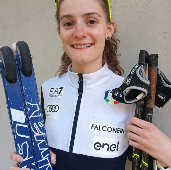 Lissone skiroll Crippa Camilla 2025 con maglia nazionale