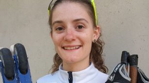 Lissone skiroll Crippa Camilla 2025 con maglia nazionale