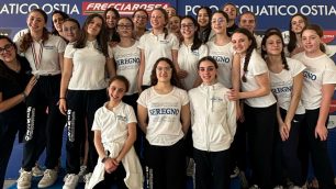 Seregno Sincro Gruppo atlete ad Ostia 2025