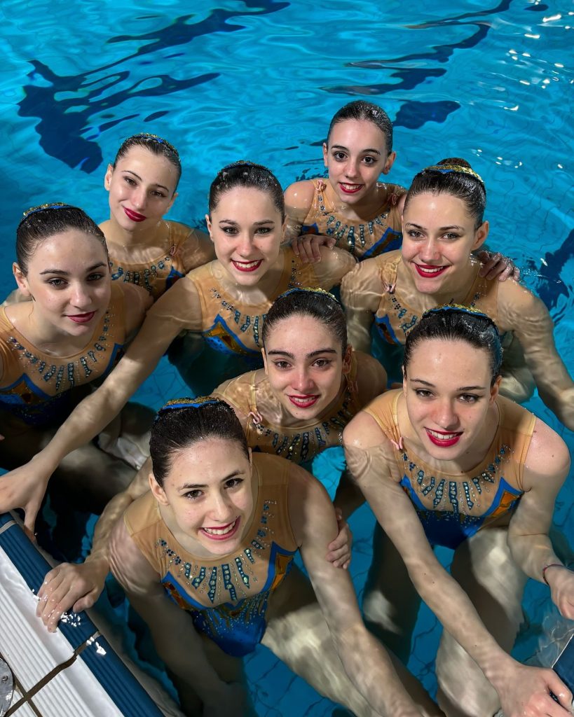 Sincro Seregno, un gruppo di atlete agli assoluti 2025