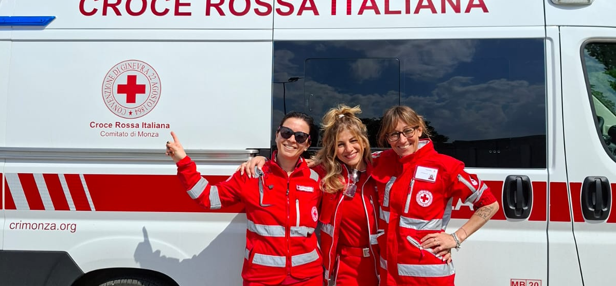 Monza equipaggio Croce Rossa a Roma per supporto funerali Papa Francesco