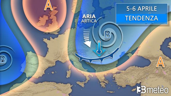 Meteo weekend 5-6 aprile 3bmeteo