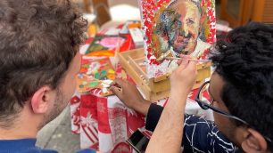 Papa Francesco ritratto Facciavista Alessandro e Akila