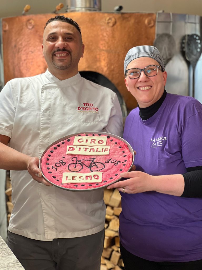 Tito d'Egitto, pizza Giro d'Italia