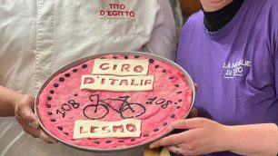 La pizza dedicata al Giro d'Italia