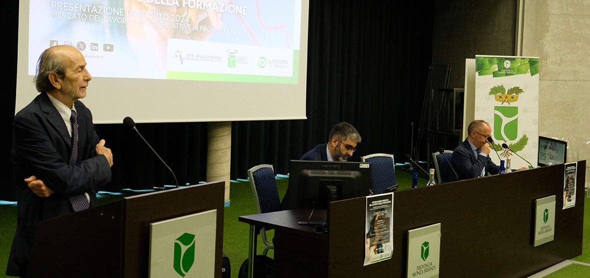 MONZA Provincia presentazione del Rapporto 2024 dell’Osservatorio del mercato del lavoro - foto Radaelli