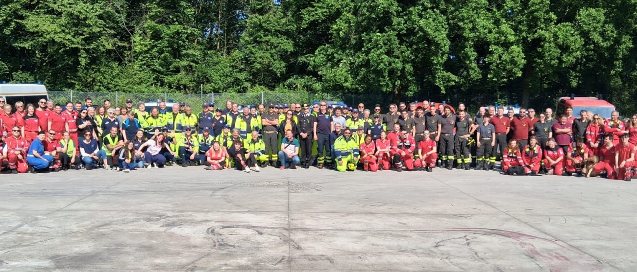 Minori scomparsi: i partecipanti all'esercitazione nel Parco di Monza