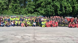 Minori scomparsi: i partecipanti all'esercitazione nel Parco di Monza
