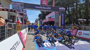 Un Giro nel Giro, l'arrivo a Cesano Maderno