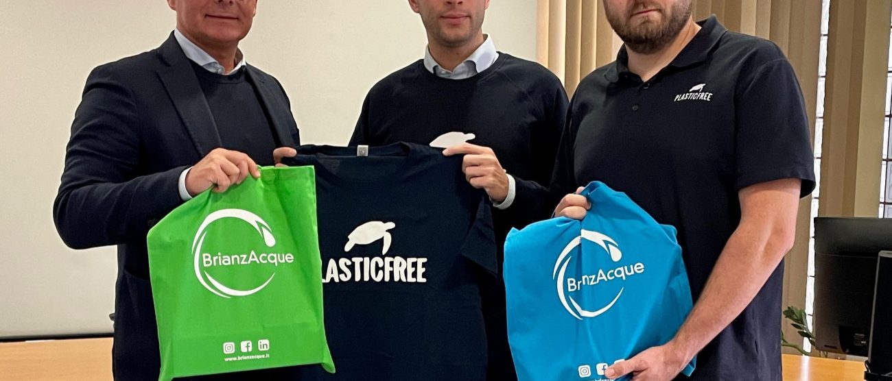 Accordo tra Plastic Free e BrianzAcque