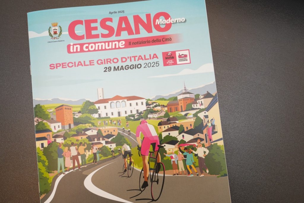 Giro d'Italia 2025 Presentazione tappe lombarde sindaco Cesano Maderno Gianpiero Bocca Tappa 18 Morbegno-Cesano Maderno