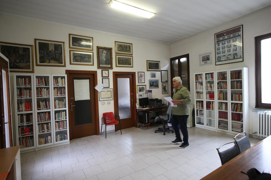 Monza la biblioteca Anpi - foto Radaelli