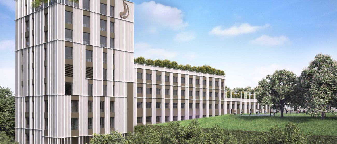 La torre della ricerca Silvio Berlusconi ed Ennio Doris a Monza